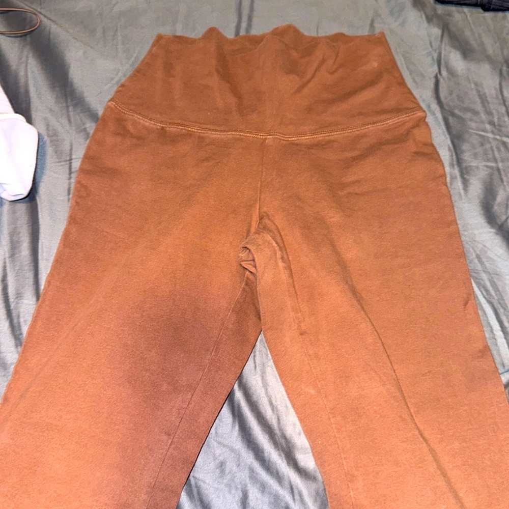 Brown leggings